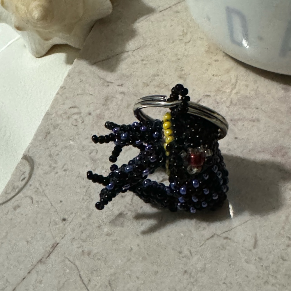Handmade Beaded KeyChain-Frog - Picture 3 of 10